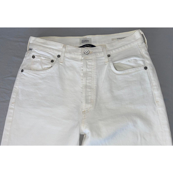 Citizens of Humanity CoH Premium Stretch Charlotte Button Fly Crop Jeans. 27. - Picture 2 of 5